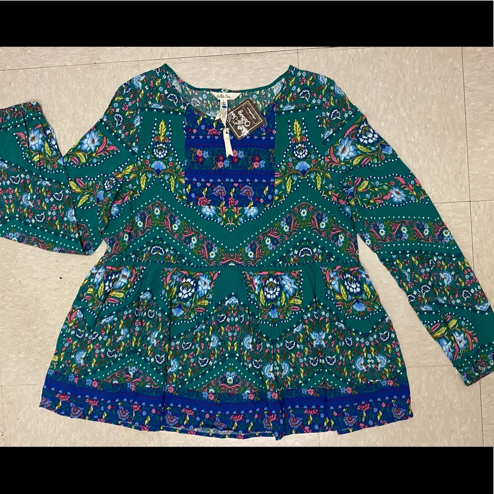 Sale!!! Matilda Jane Evergreen Peplum Top